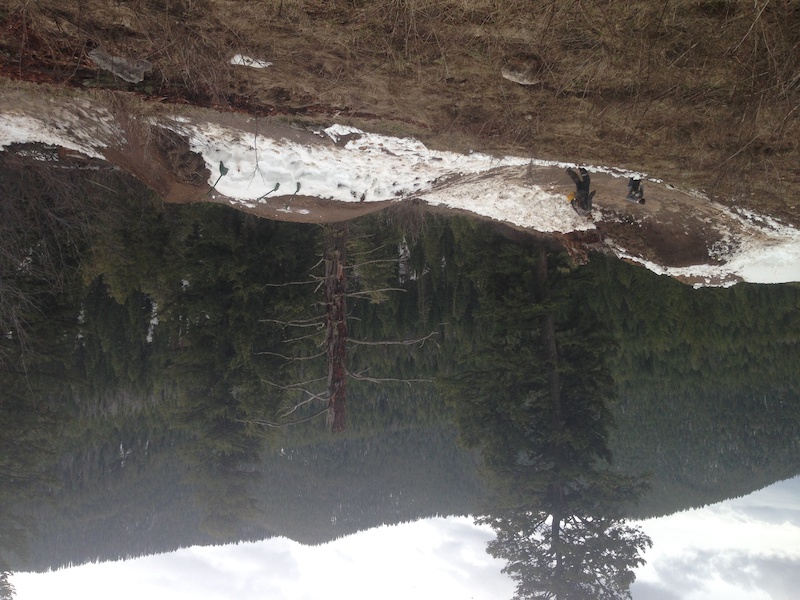 Parallel Mountain Biking Trail Wilson, Wyoming