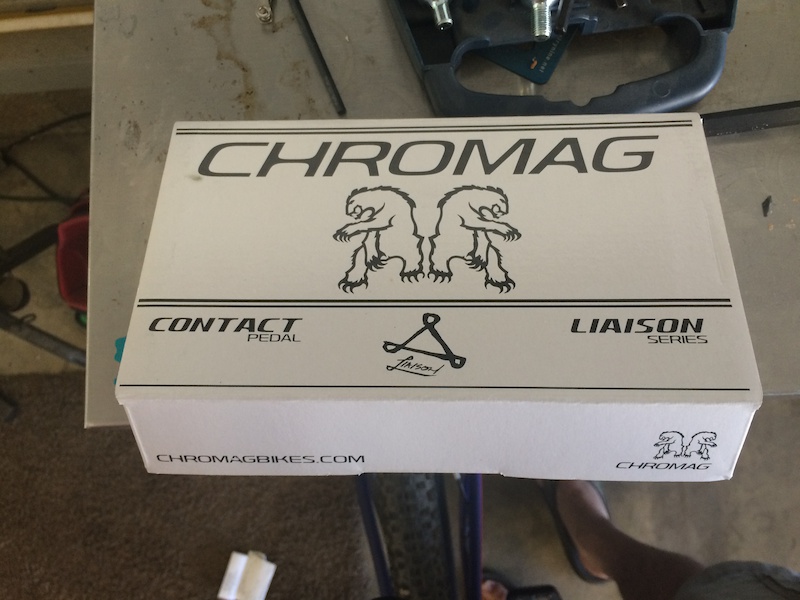 2016 chromag contact pedals black liaison series!