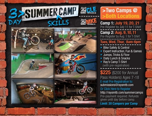 Summer Camps at Ray's!

http://raysmtb.com/summercamps