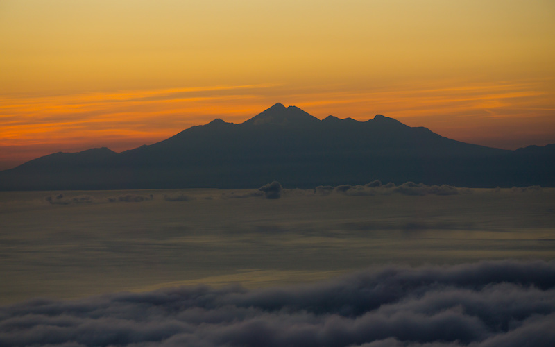 Sunrise up Batur