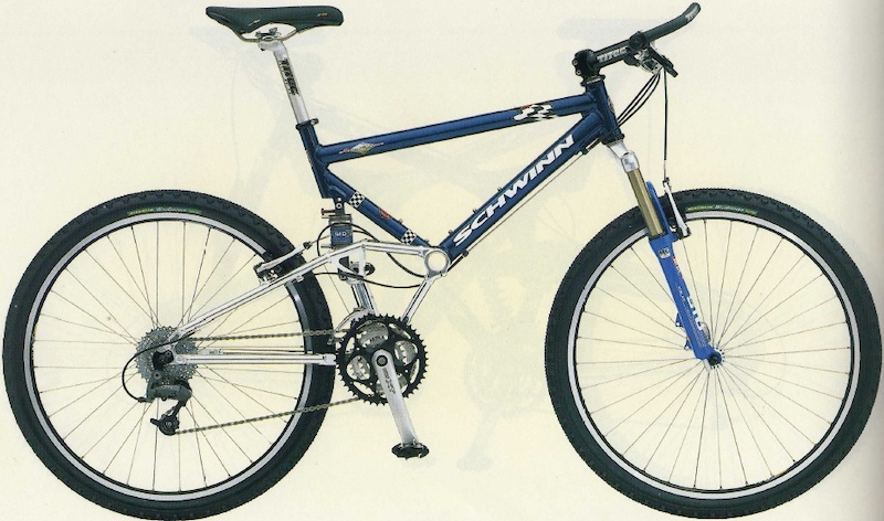 Suspension Mountain Bikes Schwinn Homegrown Full Suspension 1999