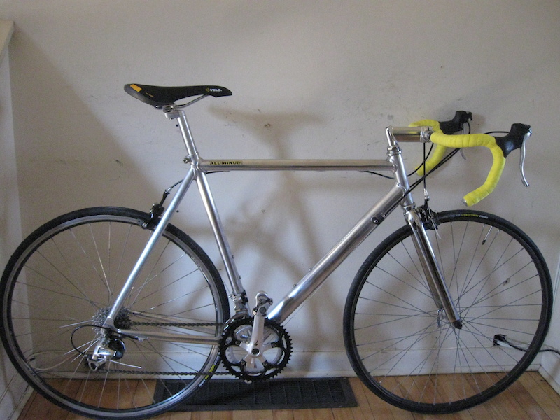 BRUSHED ALUMINUM ROAD BIKE410 OR BEST OFFER For Sale