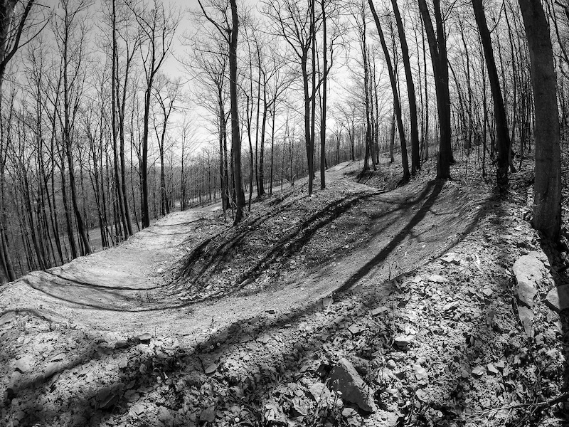 bike tracks blue mountains