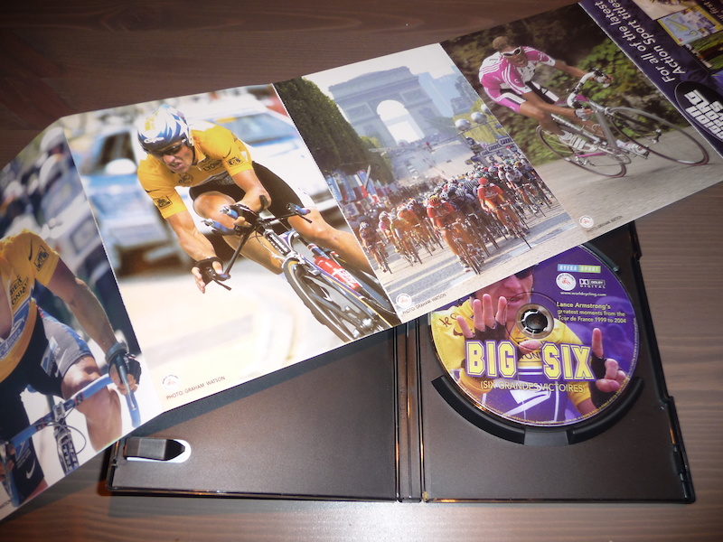 2005 BIG SIX.  Lance Armstrong's Greatest Moments. (DVD)
