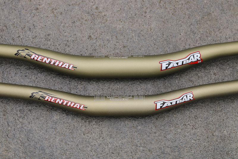 Renthal Fatbar Lite 35 mm bars-MTB Mountain Bike Handlebars-BLACK or GOLD