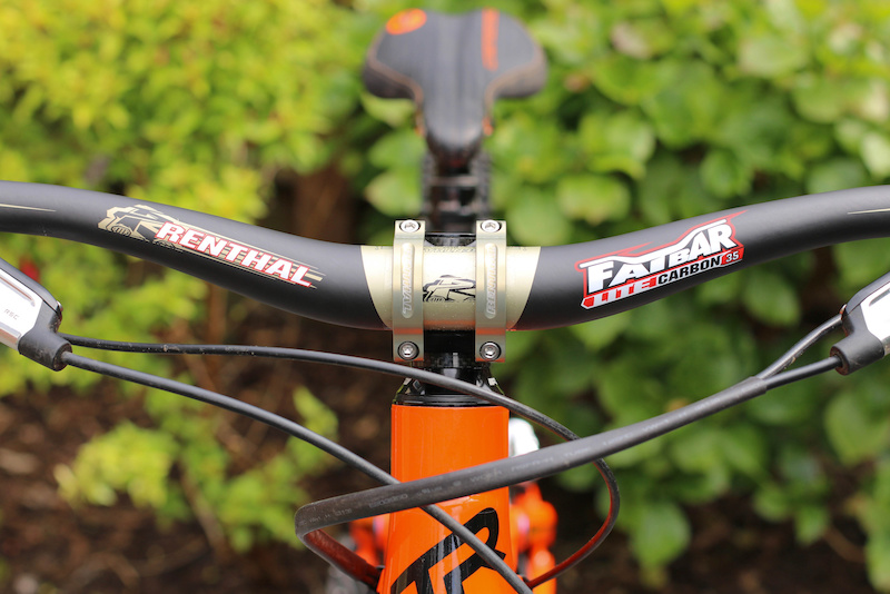 30mm Rise MTB Cycle Fatbar Lite 35 Handlebar Black Renthal Mountain Bike 