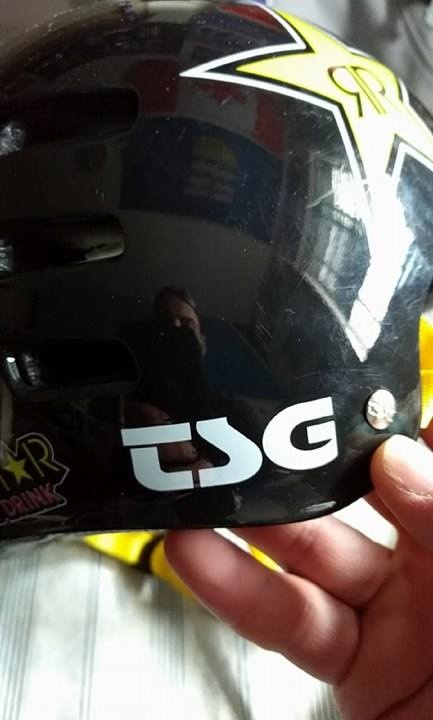 2012 TSG Rock Star Energy Replica Helmet