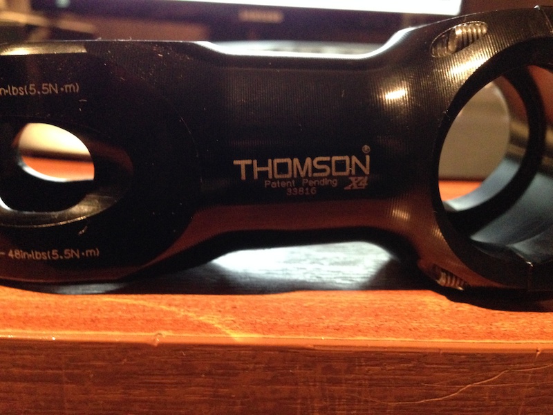 0 Thomson x4 stem 31.8 80mm 0 rise