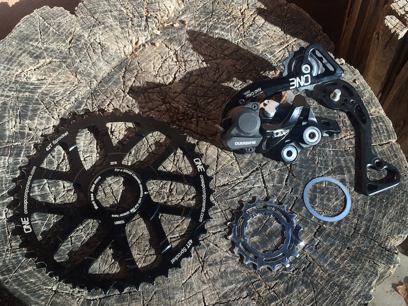 2015 Shimano XT RD-M786  One Up 42t  16t and RAD cage 1X10