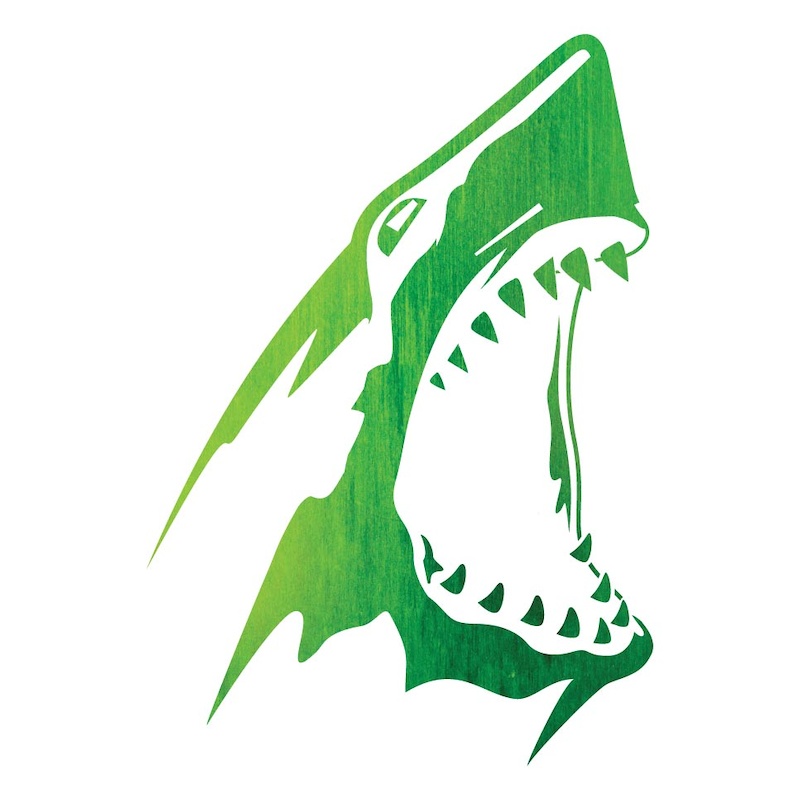 OneUp Components Shark Logo