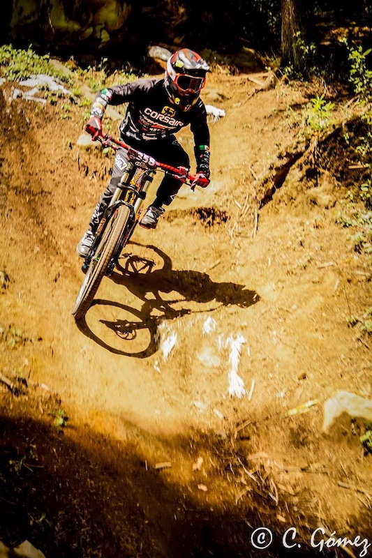 Racing at Ajusco on my way to 3rd place Elite