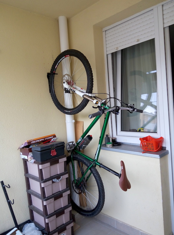 balcony bike rack