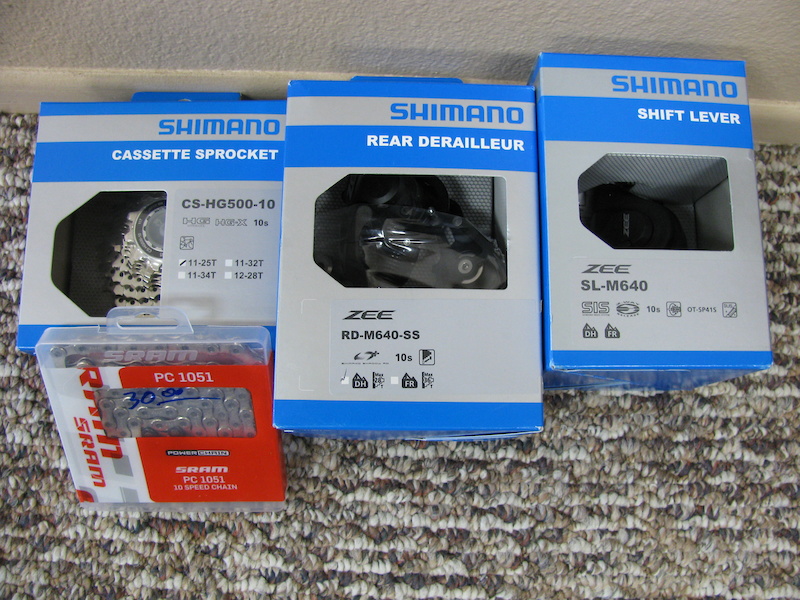 2016 Shimano Zee 10 speed kit
