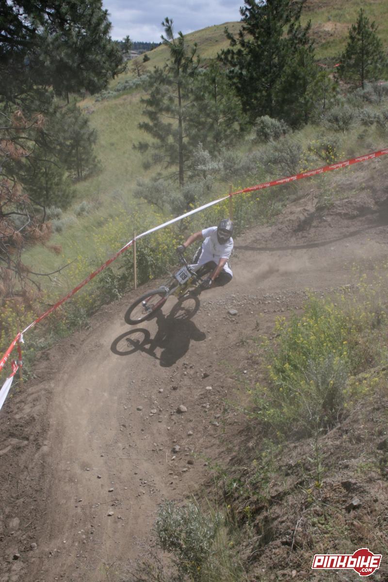 Race the Ranch 2007-Look at Steve's body position going through this berm.