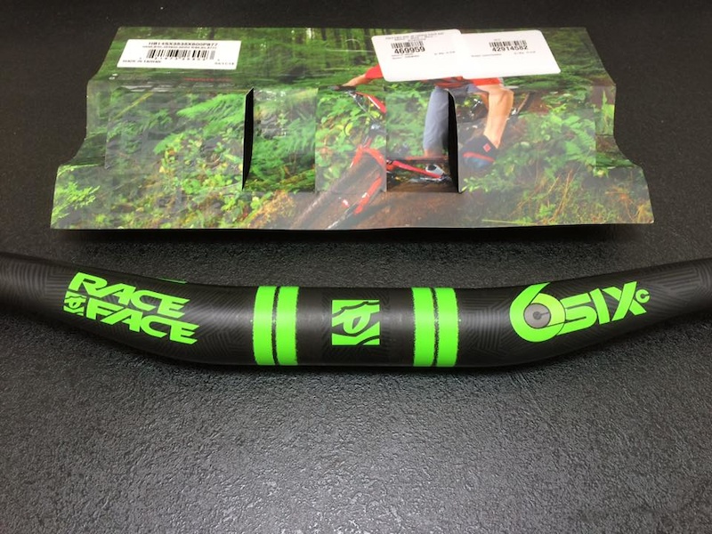 2016 Raceface SIXC carbon bars, one ride old