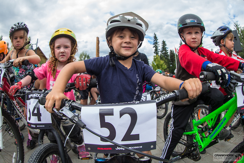 Luke Vaughn Luma age 6 at Kidsworx Fat Tire Crit during Crankworx in Whistler British Columbia. Photo by clint trahan crankworx