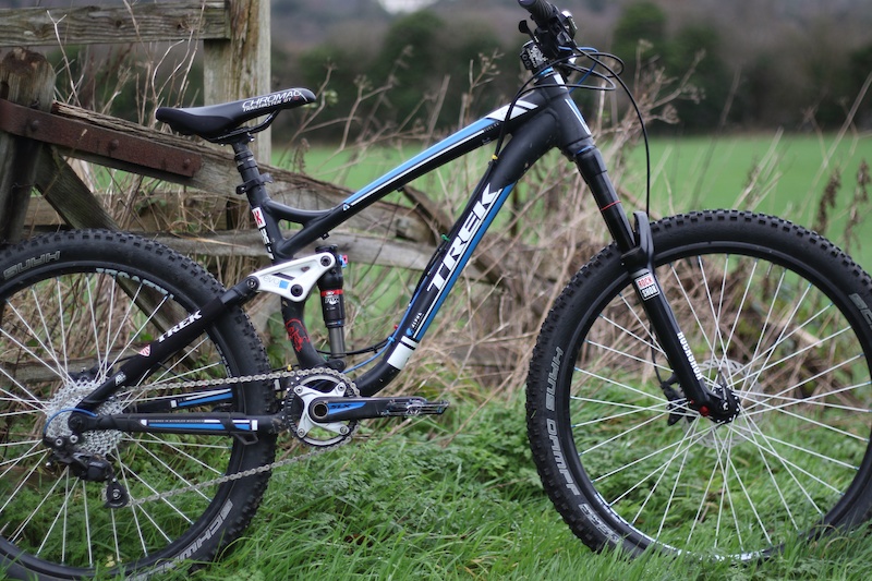 2013 Trek Fuel 130mm rear and 140mm front. 142x12mm rear axle conversion.