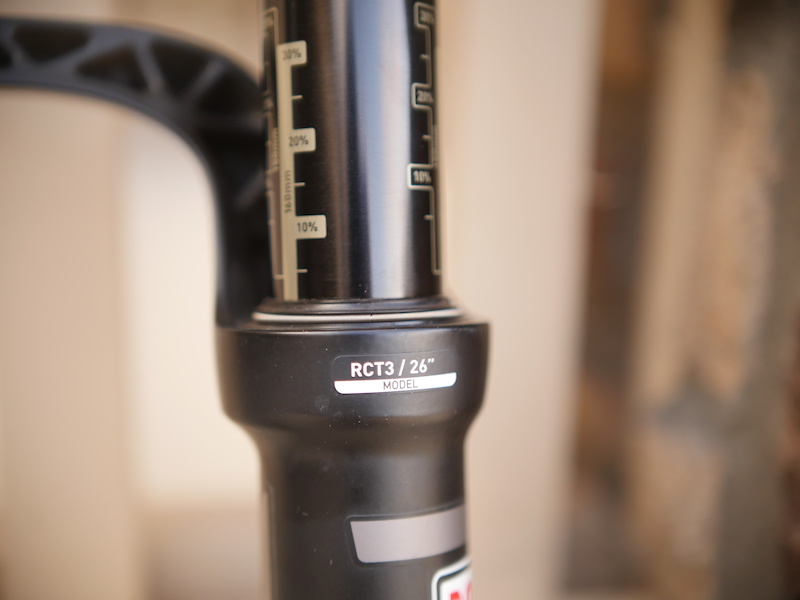 2015 Rockshox Pike RCT3 Black Tapered Solo Air Fork