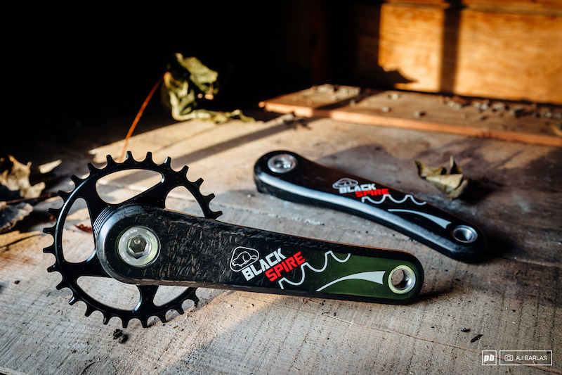 Blackspire's new carbon cranks and direct mount, narrow-wide chainring