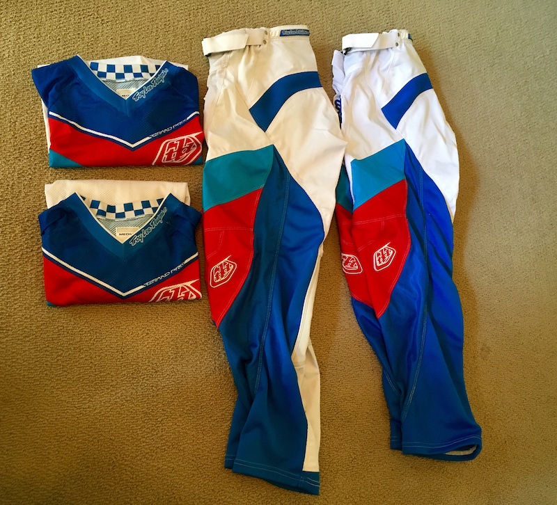 TLD Moto GP Air kit -$140 for all
Pants x2 size 5/6
Jerseys x2 size medium