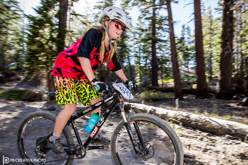 Haydn Hludzinski Boulder Junior Cycling styled her way to the Junior Women s 9-10 class win.