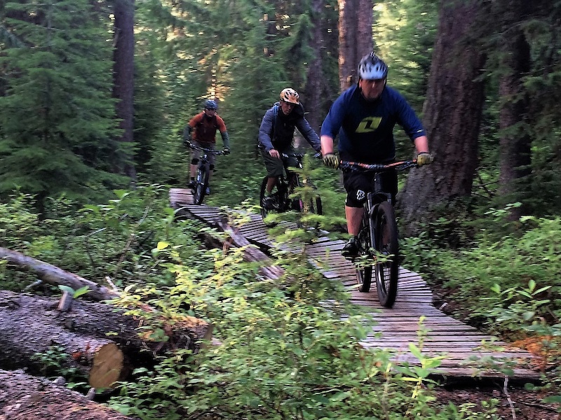 Spanky's Descent Mountain Biking Trail Vernon, BC