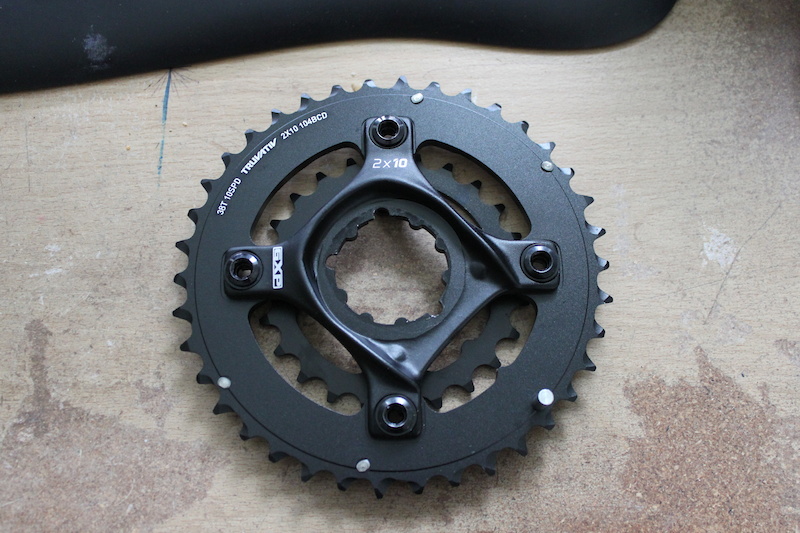 2016 Sram GPX spider and chainrings 38t - 24t