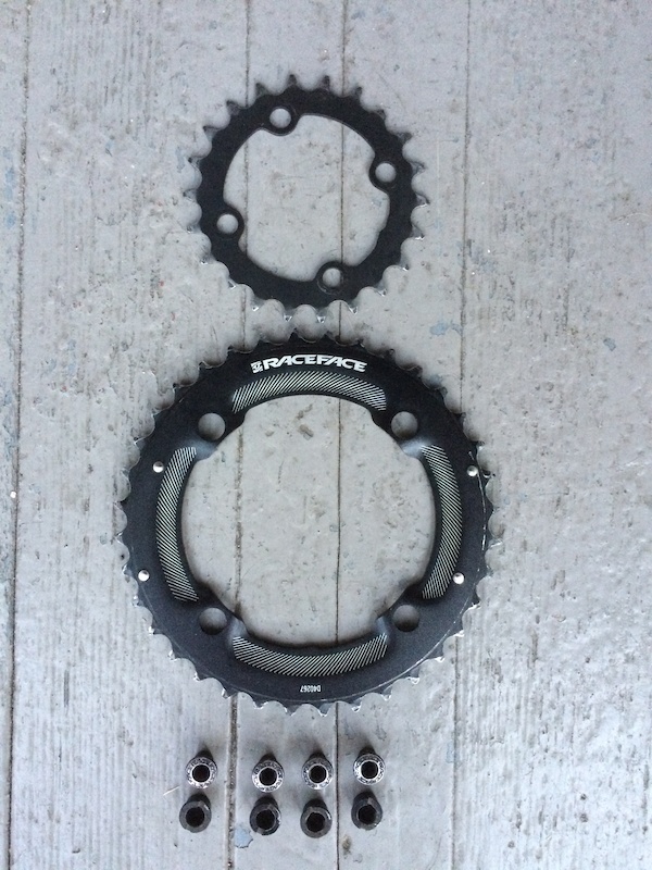 2014 Race Face 36t &amp; 22t 2x10 Chainrings