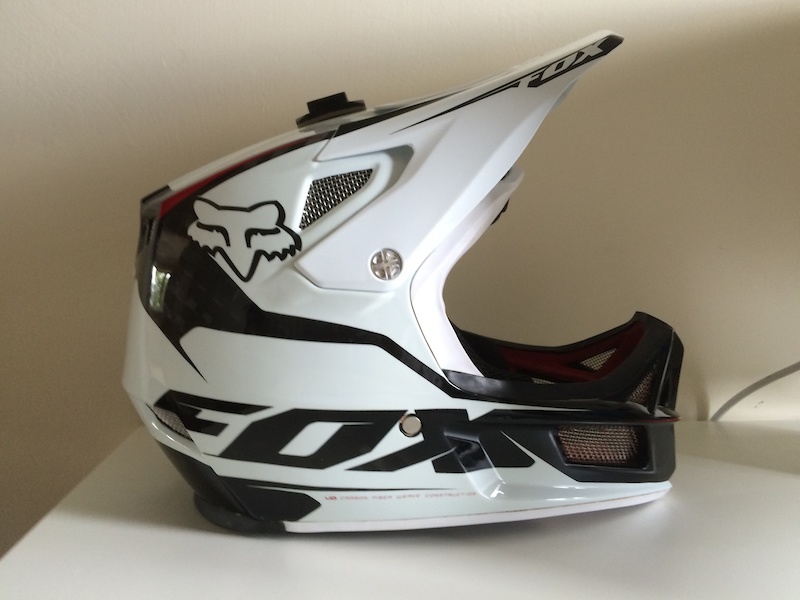 2015 Fox Rampage Pro Carbon White/Black Size Medium For Sale