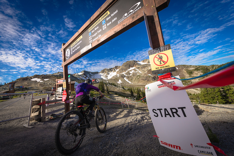 Jennifer McTavsh during the Candian Open Enduro presented by Specialized at Crankworx Whistler 2016. Photo by Clint Trahan