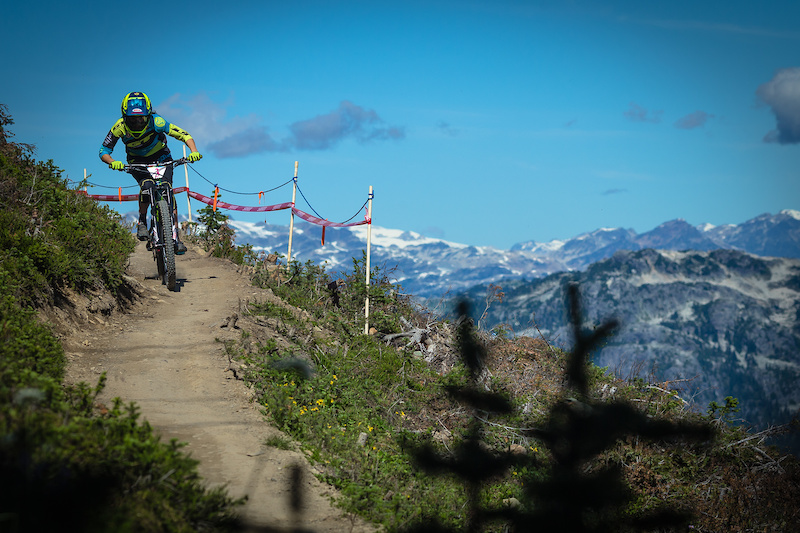 Anneke Beerten during the Candian Open Enduro presented by Specialized at Crankworx Whistler 2016. Photo by Clint Trahan