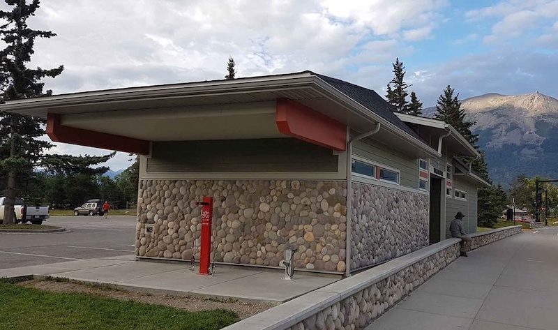 Jasper public bike repair station