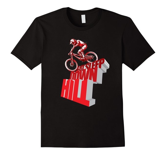 2016 Downhill Freeride Funny Graphic T-Shirt