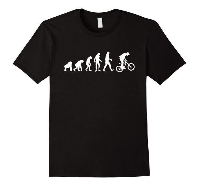 Evolution Downhill Freeride Mountain Bike MTB Funny T Shirt
https://www.amazon.com/dp/B01JOZUCZY