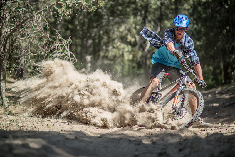 Even though we need some rain in Idaho, we can still make the most out of these dusty trails! Photo taken by John Turcotte.