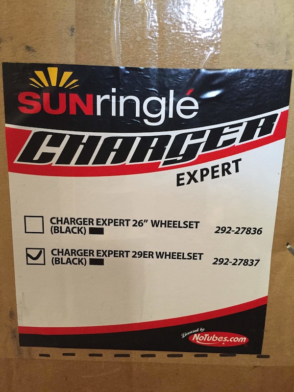 2012 Sun-Ringle Charger Expert 29er wheelset (NEW)
