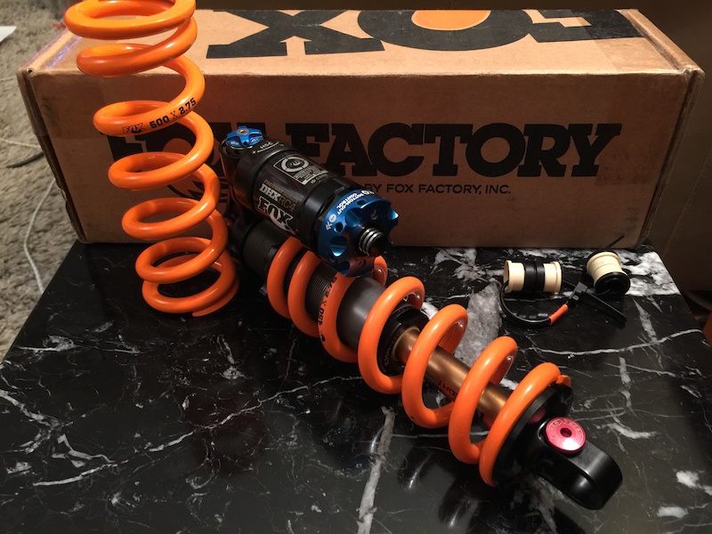 2015 Fox DHX RC4 (8.5x2.5) SLS Spring 450-500 Option For Sale