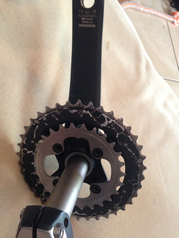 2014 Shimano XTR M985 2x Crank With Stages Power