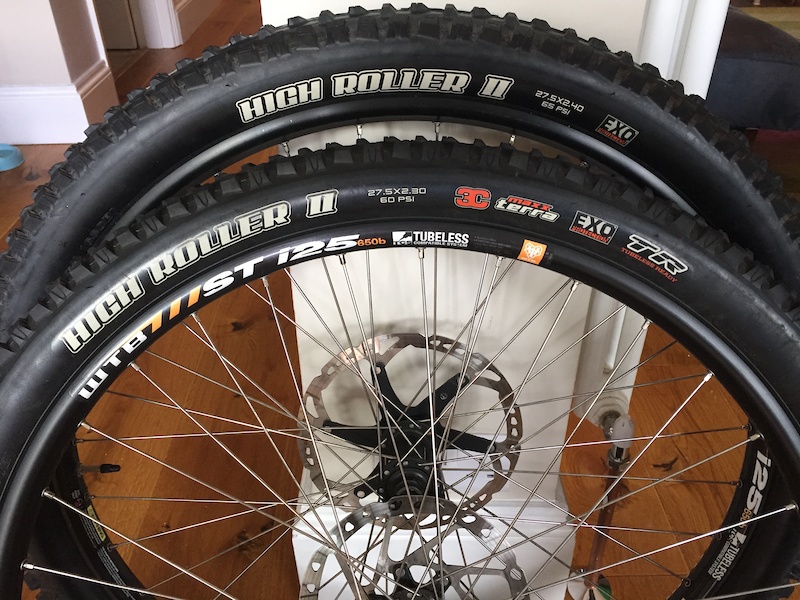 2014 WTB ST i25 wheels and Maxxis tyres with rotors