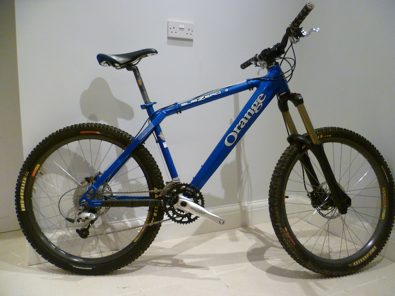 orange sub zero mountain bike