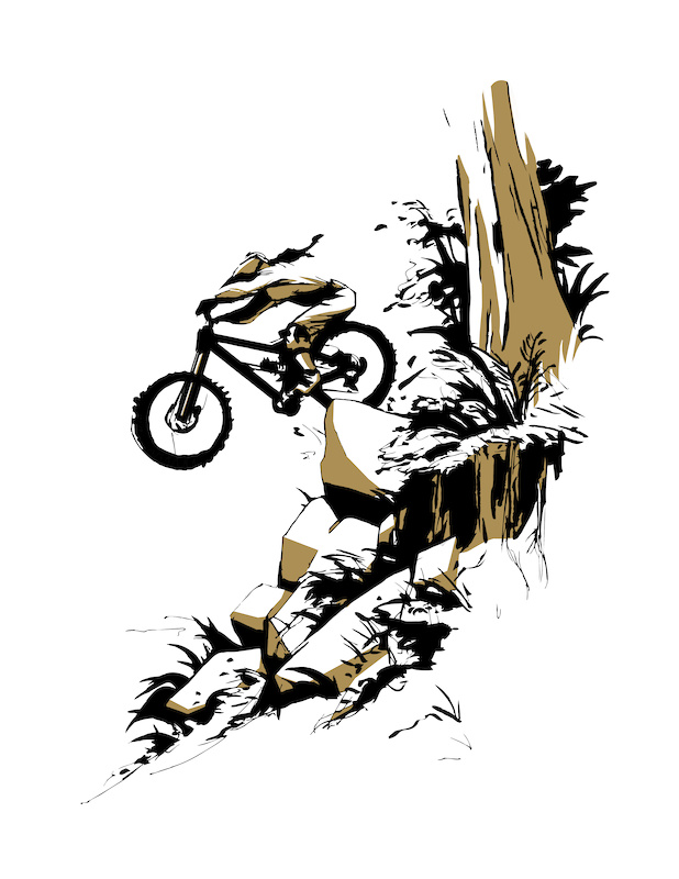 in Salt Lake City Utah United States  photo by Bentwoodbandit  Pinkbike   Bike drawing Bike artwork Mountain bike tattoo