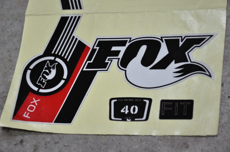 0 FOX Racing decals stickers vinyl sheet