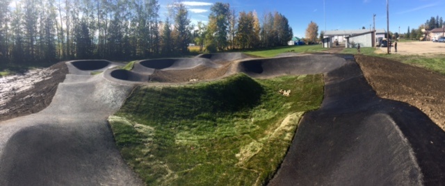 Brand new Velosolutions pumptrack in Niton.
