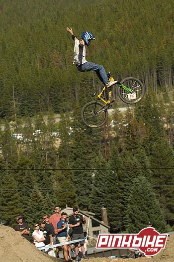 Cliffhanger at Crankworx Colorado SlopeStyle,  good for 4th place in Big AIR