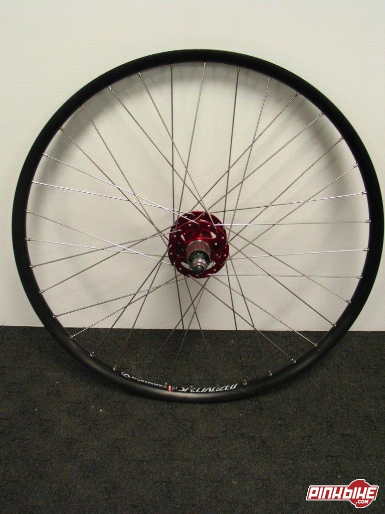 Brand-New '07 Specialized P.Series Rear Wheel Alex Black Red For Sale