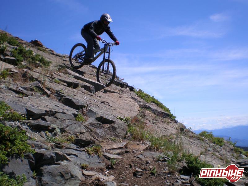 Downtown Mountain Biking Trail Vernon, British Columbia