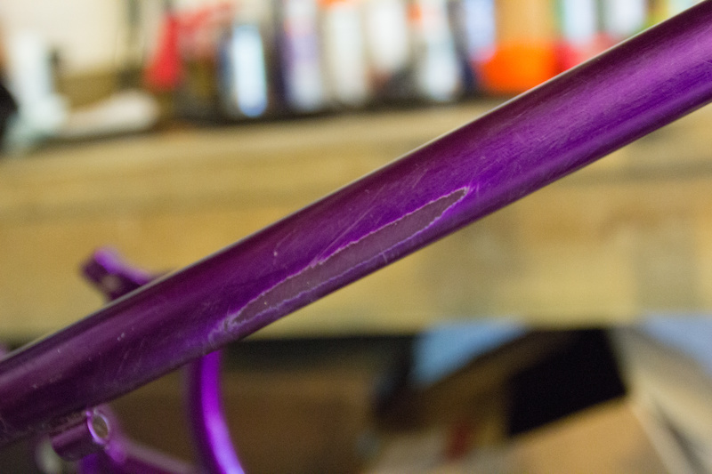 2015 orenge crush rs frame is deep purple with extras