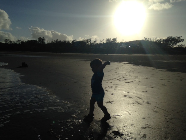 Took the little man to the beach yesterday . Still a bit cool but great way to watch the sunset . Have a great week ya all