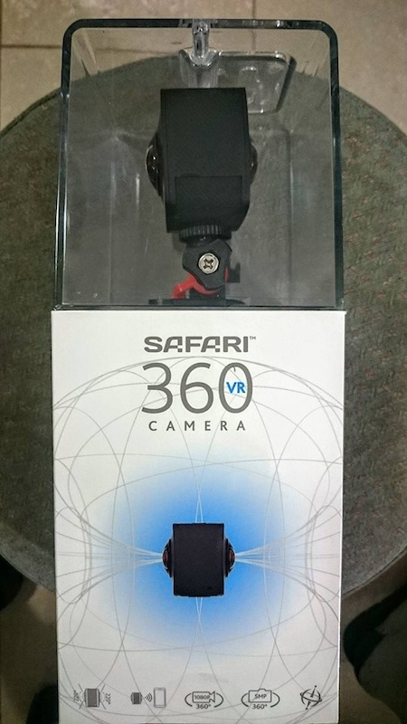 2017 Brand new SAFARI VR360 Double Lens Action Camera