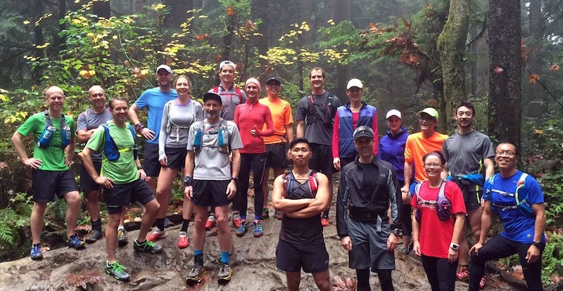 Kintec Footlabs s trail running and race training clinics on Seymour trails Photo - Graham Archer